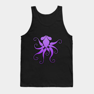 Purple Octopus Tank Top